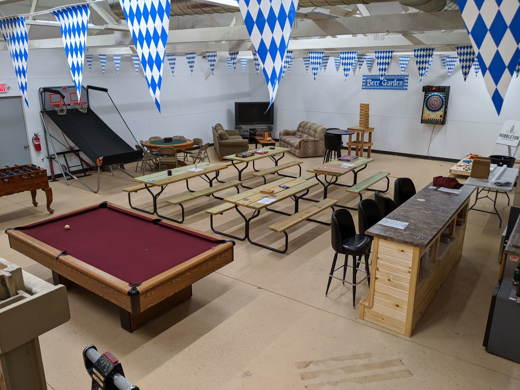 Hubbleton game room